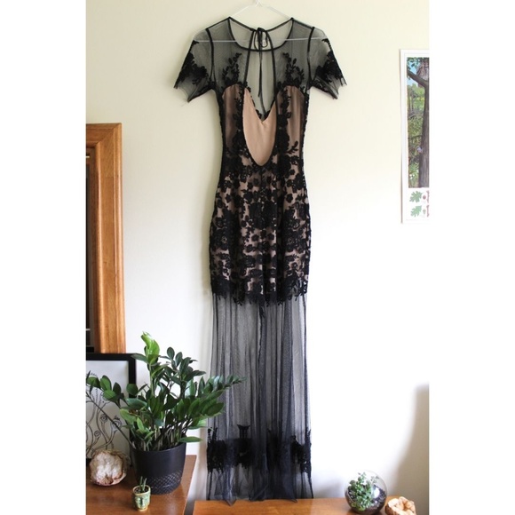 For Love and Lemons Embroidered Mesh Dress / Prom - Picture 2 of 11